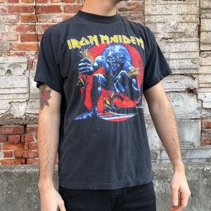 Vintage 1993 Iron Maiden Single Stitch Tour Shirt